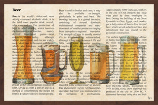 "Pick Your Beer" Framed Painting Print, 30"x20"