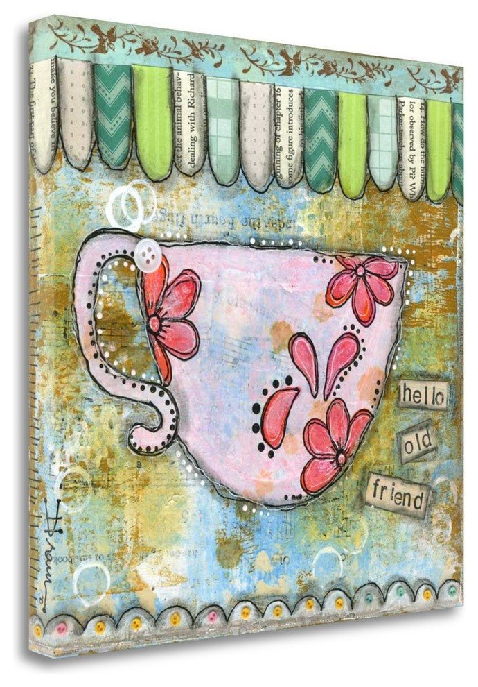 "Hello Old Friend" By Denise Braun, Giclee Print on Gallery Wrap Canvas