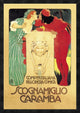 "Scognamiglio Caramba" Framed Canvas Giclee, 26"x38"