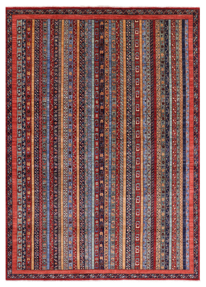 8' 4" X 11' 8" Hand-Knotted Persian Gabbeh Shall Rug Q5014