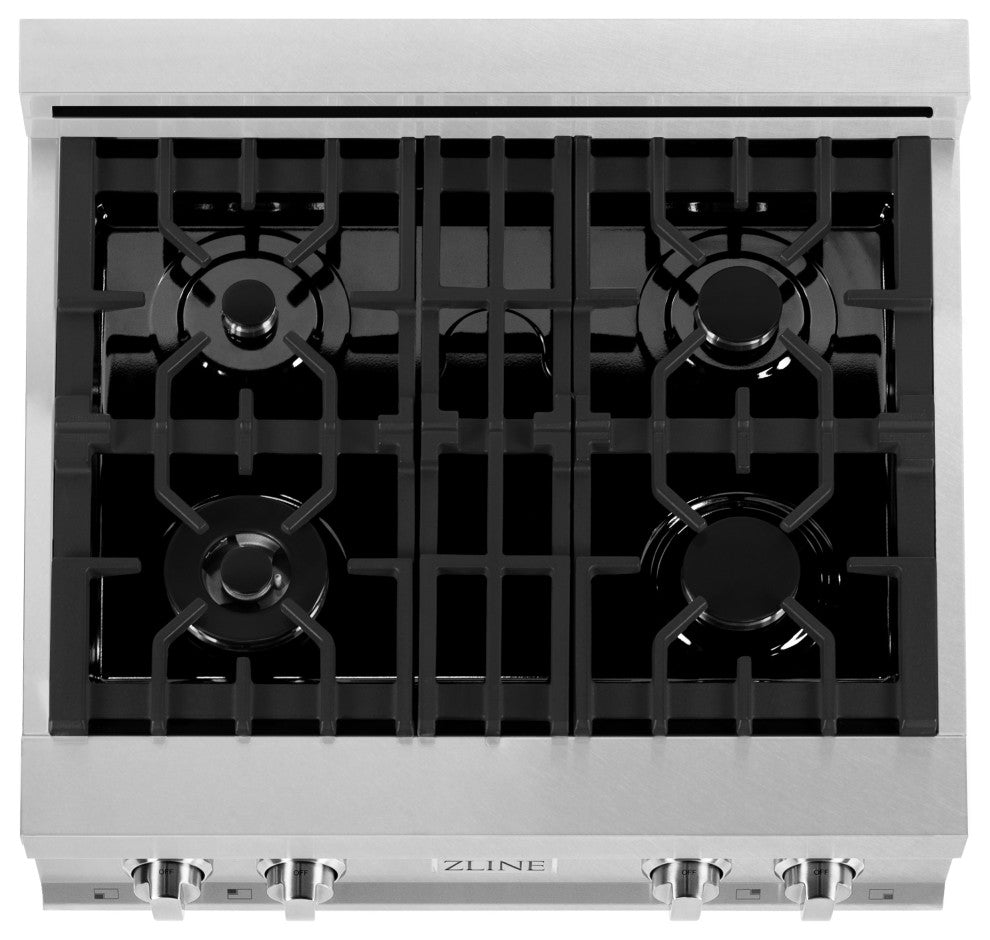 ZLINE 30" Gas Stovetop in Fingerprint Resistant Stainless Steel and Griddle