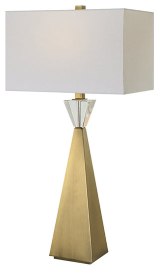 Uttermost Arete Modern Brass Table Lamp