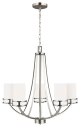 Robie 5-Light Chandelier, Brushed Nickel