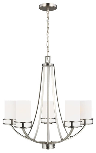 Robie 5-Light Chandelier, Brushed Nickel
