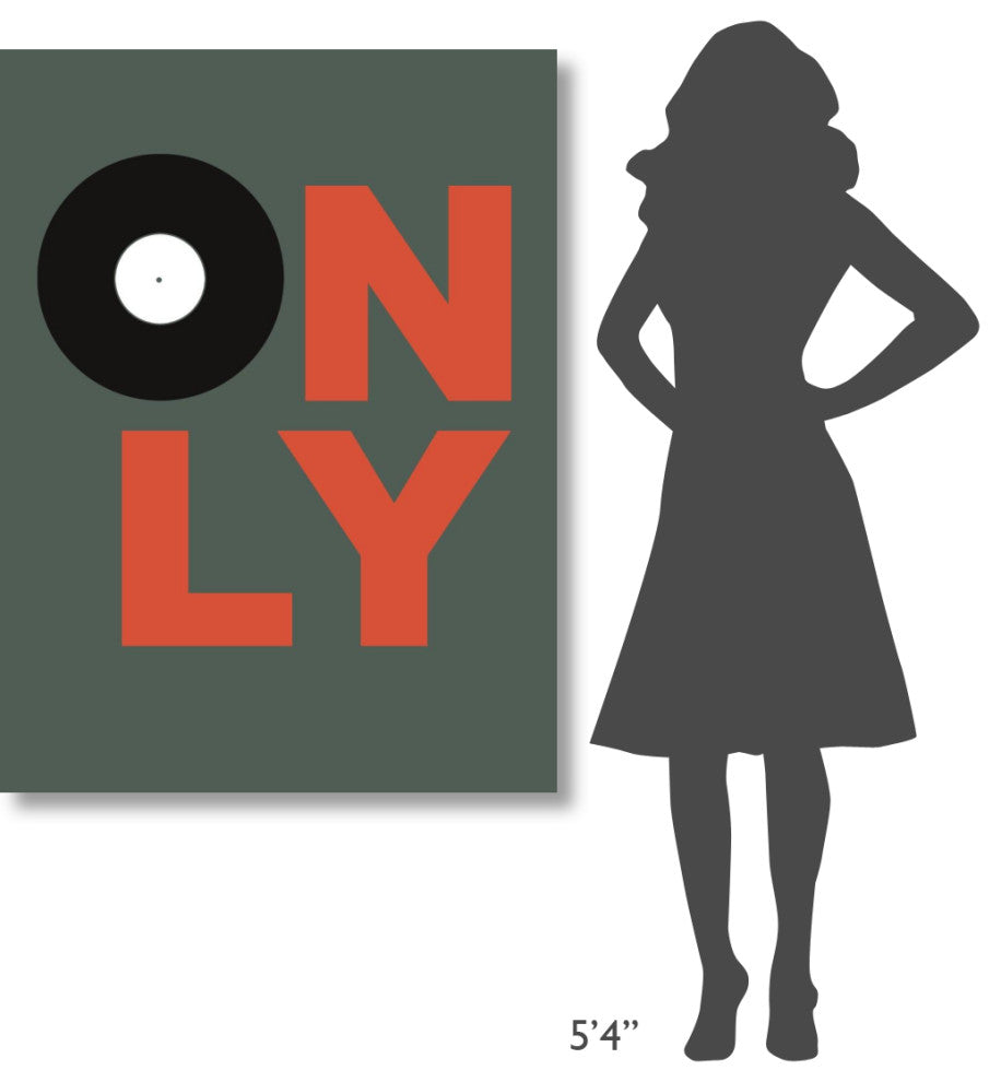 "Only Vinyl Poster 2" Fine Art Print