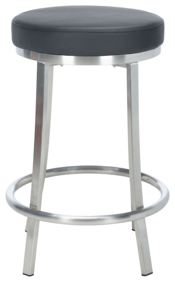 Safavieh Obito Swivel Counter Stool, Black