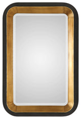 Uttermost 09301 Niva 28" W x 42-1/8" H Rectangular Framed - Antiqued Metallic