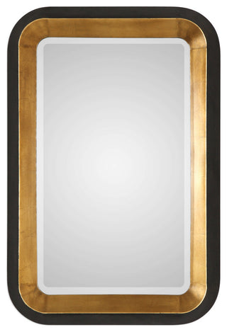 Uttermost 09301 Niva 28" W x 42-1/8" H Rectangular Framed - Antiqued Metallic