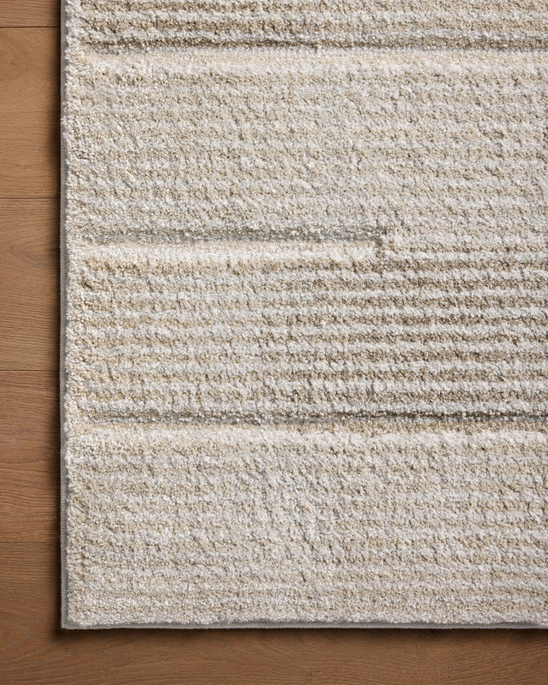 Loloi Silas Fog / Natural 3''-7" x 5''-7" Accent Rug