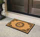 A1HC Hand-Crafted by Artisans Geneva Monogrammed Entry Doormat, 30"x48", U
