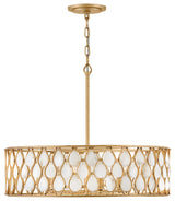 Fredrick Ramond Estie Medium Chandelier, Piastra Gold