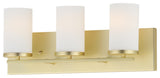 Maxim 10283 Lateral 3 Light 20"W Vanity Light - Satin Brass