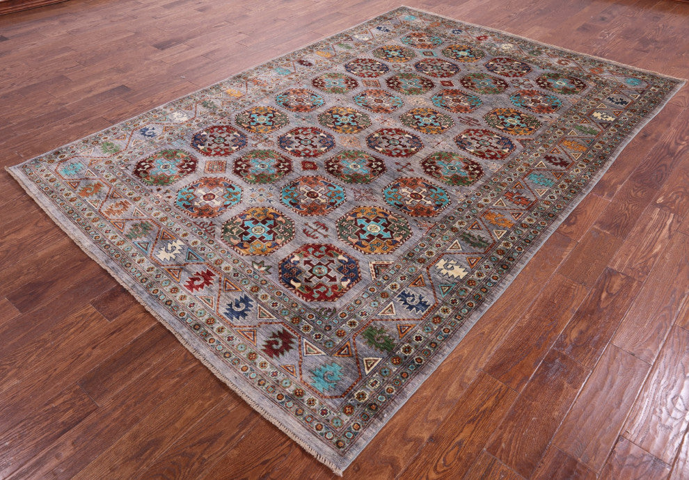 6' 8" X 9' 9" Bokhara Handmade Wool Rug - Q12194
