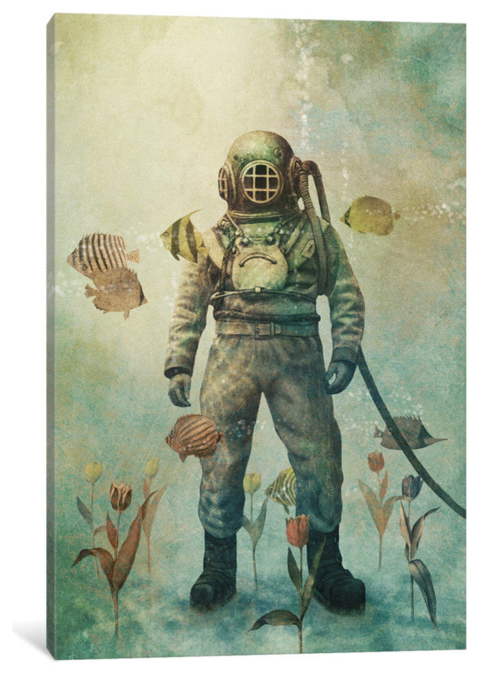 "Deep Sea Garden #1" by Terry Fan, 40x26x1.5