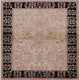 Ahgly Company Indoor Square Mid-Century Modern Area Rugs, 5' Square