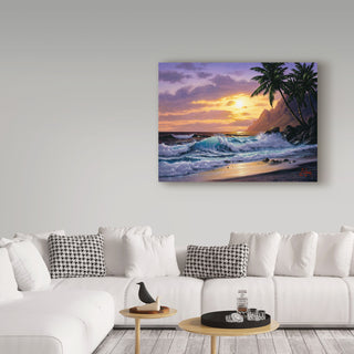 "Sunset Beach 3" by Anthony Casay, Canvas Art, 24"x18"