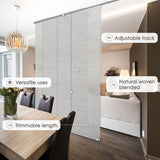 Adjustable Sliding Panel Track Blind 45.8"-86" W x 96" L, Classic, Marble