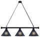 Holland United States Navy 3-Shade Billiard Light - Black Fixture