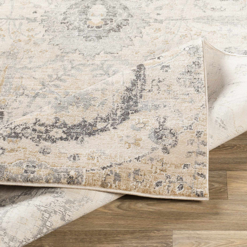 Hauteloom Georgiana Beige Area Rug, 2'x2'11" Rectangle