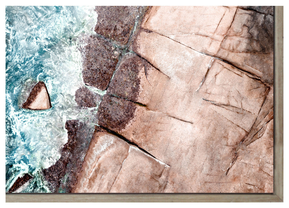 Contemporary Birds Eye View Wall Dcor - Multicolor