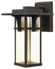 Hinkley Manhattan Small Wall Mount Lantern, Oil Rubbed Bronze