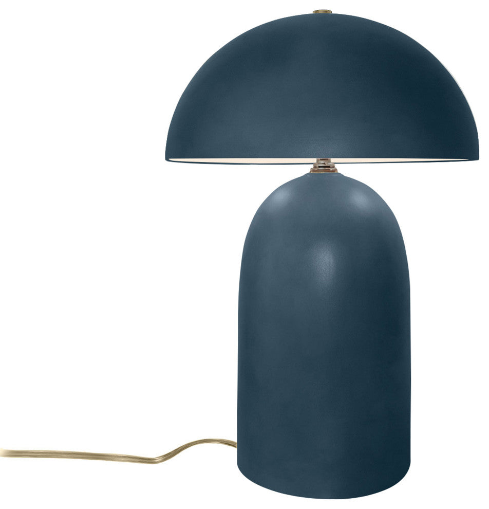 Tall Kava Table Lamp, Midnight Sky/Matte White