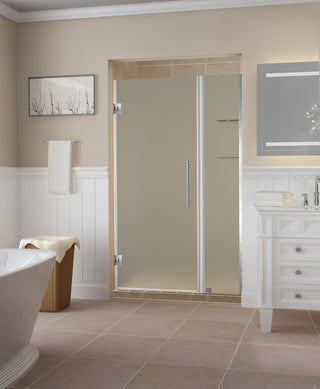 Belmore GS 46.25"-47.25"x72" Frameless Hinged Shower Door