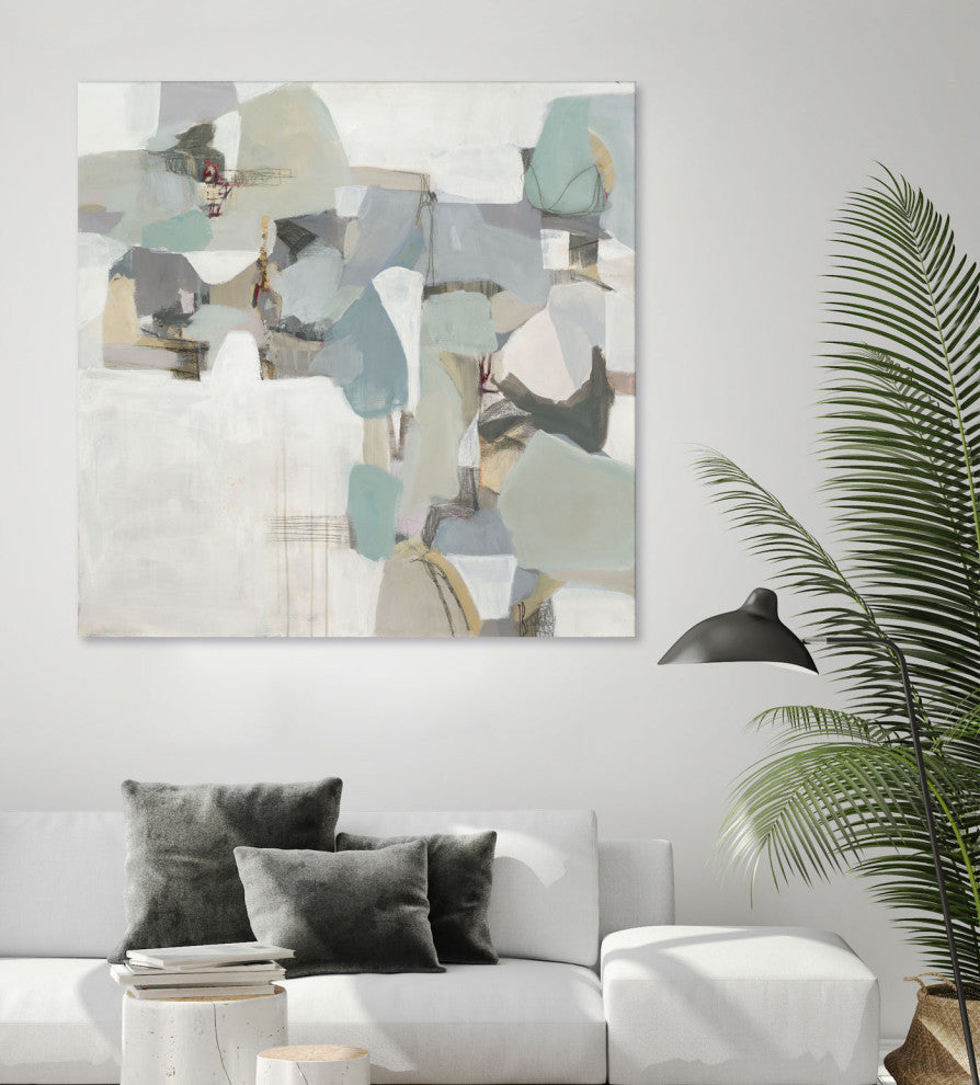 Glacier - 54 x 54 by Terri Burris