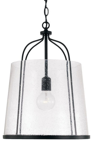 Capital Lighting 347011 Madison 14"W Pendant - Matte Black