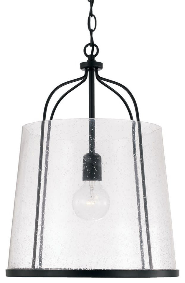 Capital Lighting 347011 Madison 14"W Pendant - Matte Black