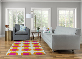 Pan Bubbles Spring Chenille Rug, Orchid, 4'x6'