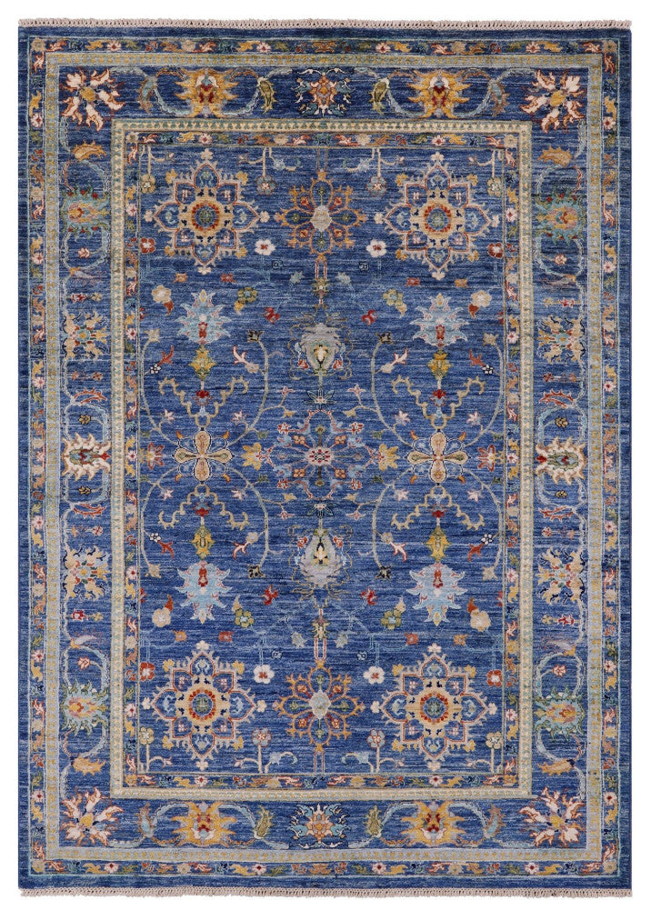 Persian Tabriz Hand Knotted Wool Rug 5' 8" X 8' 0" Q7622