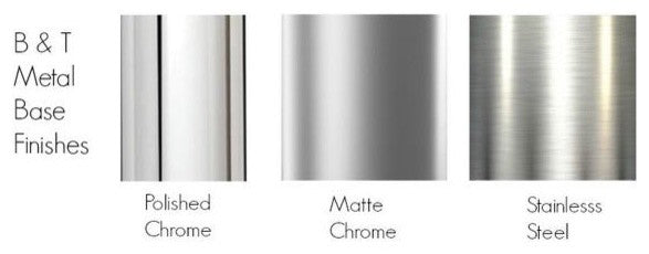 Pera Ellipse Barstool, Gray Leatherette, Polished Chrome Base