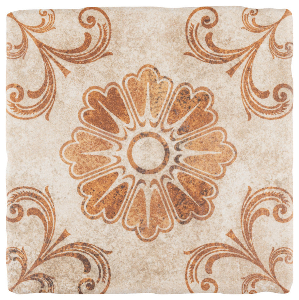 Costa Arena Decor Fleur Ceramic Floor and Wall Tile