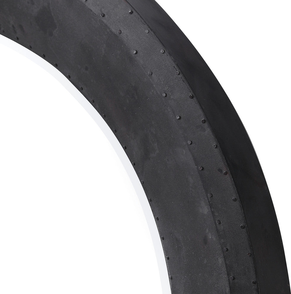 Uttermost Frazier Round Industrial Mirror