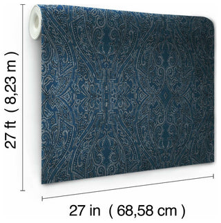 Ascot Damask Wallpaper