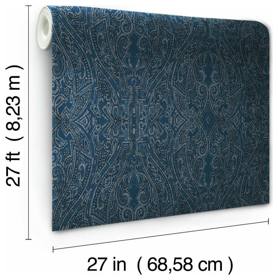 Ascot Damask Wallpaper