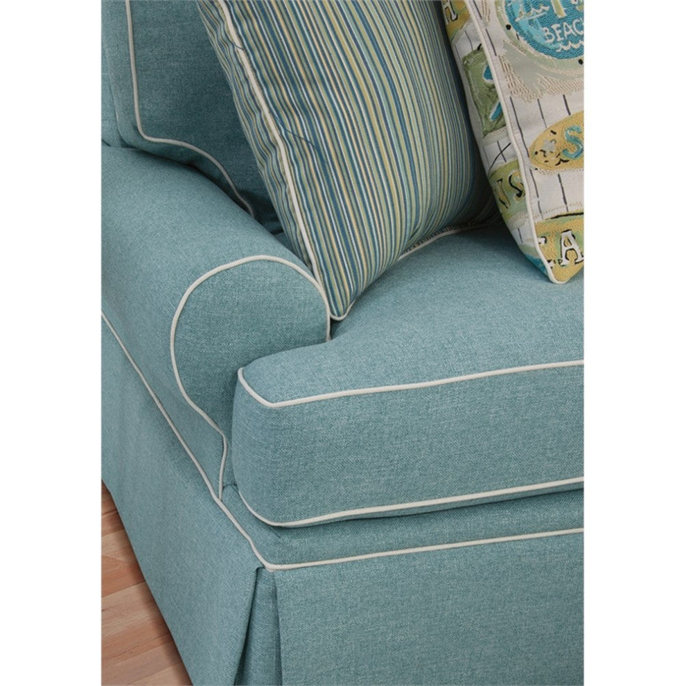 American Furniture Classics 8-040M-S275A Coastal Aqua Series Sleeper Sofa