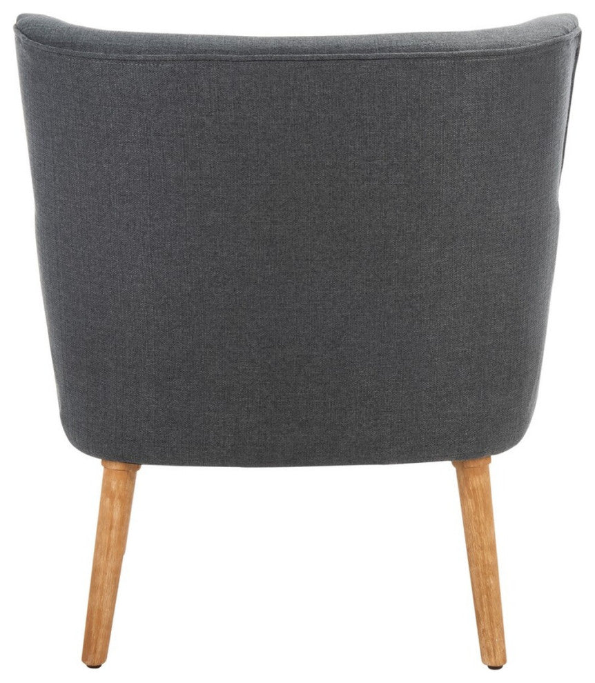 Safavieh Delfino Accent Chair, Dark Grey