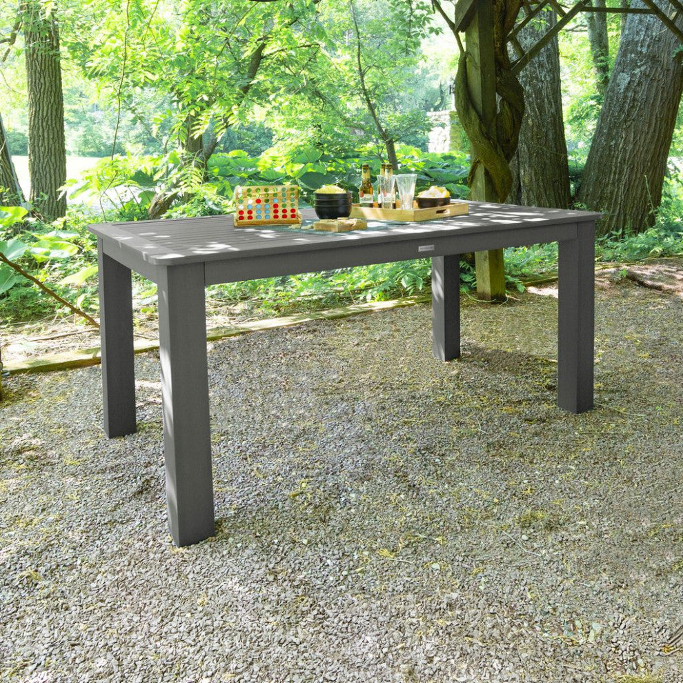 Rectangle Counter-Height Dining Table, Coastal Teak