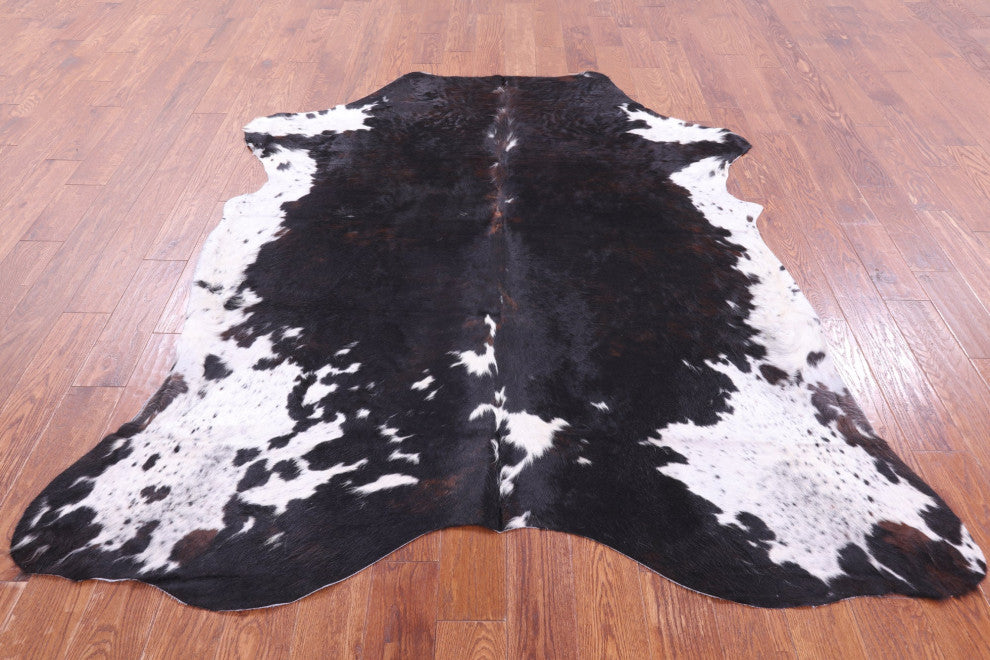 7' 2" X 6' 3" Natural Cowhide Rug C1679