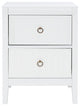 Safavieh Tegan 2 Drawer Nighstand, White
