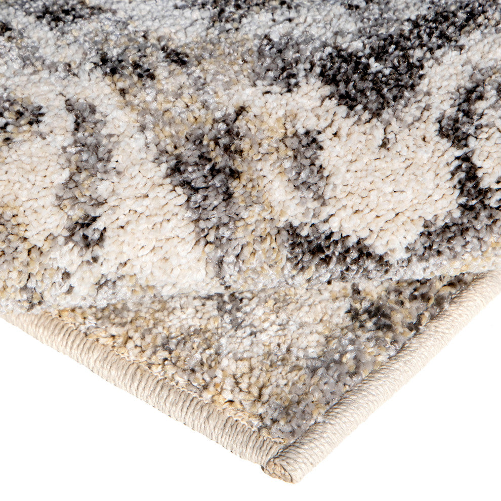 Orian Gemstone Persian Palace Cream Grey Area Rug 7'10" x 10'10"