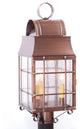 Washington Post Lantern, Antiqued Solid Copper