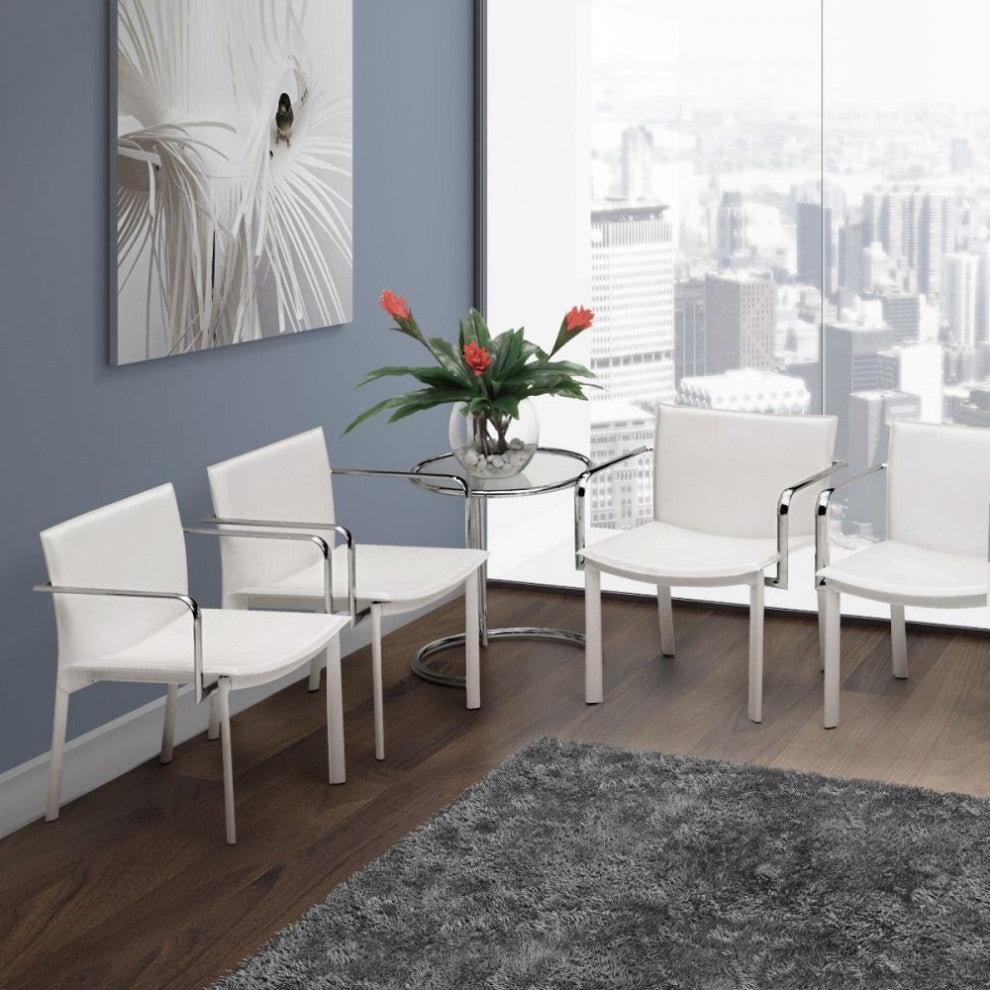 Gekko Conference Chair, Set of 2 White