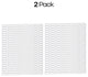 Ybm Home Plastic Kitchen Sink Protector Mat Pad Anti Slip with Drainage Holes, White 2 Pack