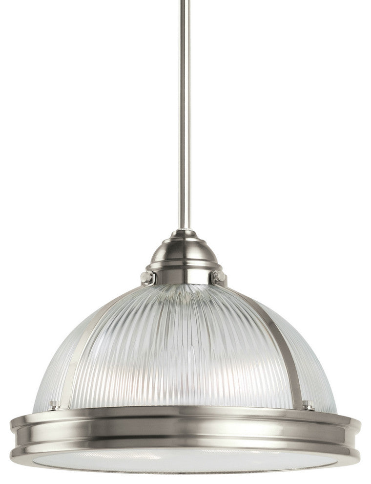Generation Lighting Pratt Street Prismatic Two Light Pendant 65061EN3-962
