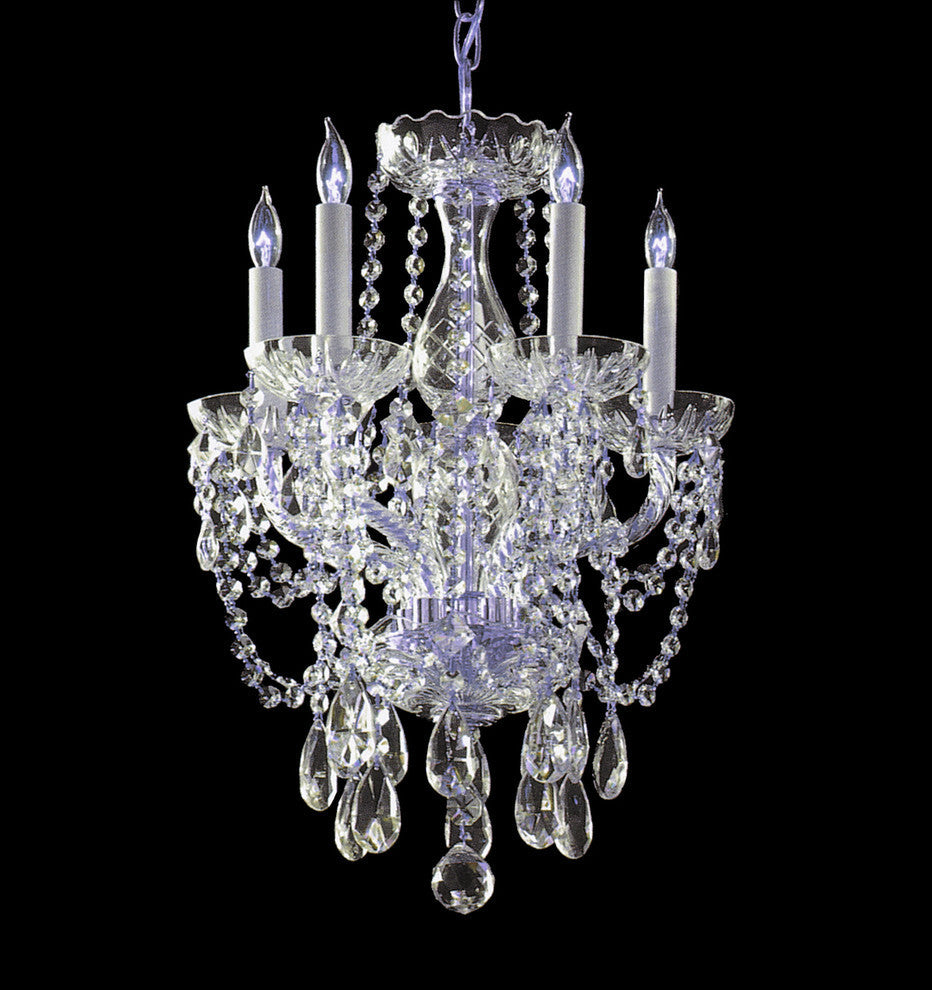 Crystorama Traditional Crystal 5-Light Mini Chandelier