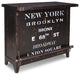 Graphic 3 Piece Wine Bar Set 12 Bottle Storage
