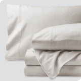 Bare Home Cotton Flannel Sheet Set, White, Twin Xl